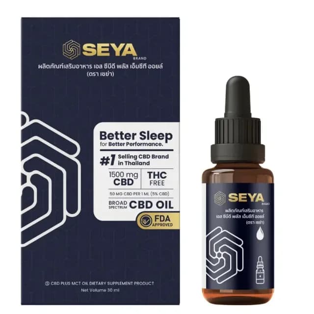 SEYA Broad Spectrum CBD Oil — 1500 mg