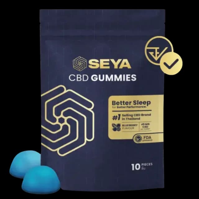 SEYA CBD gummies — Blueberry, 10 pieces